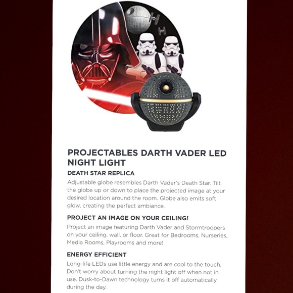 🎆🎆Star Wars Projectable LED Night Light🎆🎆 - Picture 4 of 9